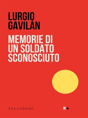 cover image of Memorie di un soldato sconosciuto